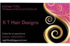 Logo for KT Hair Design Logo for KT Hair Design